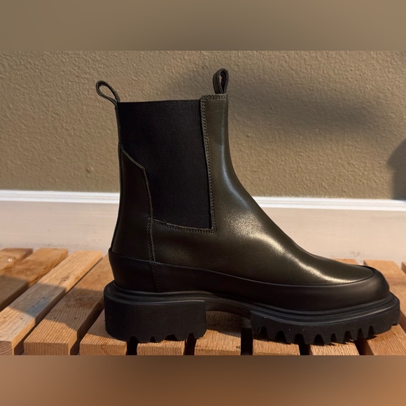 ALL SAINTS GREEN AND BLACK CHELSEA BOOT 7 37 - Picture 6 of 9